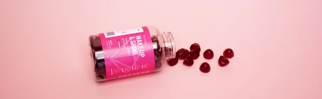 Gummies wake shine raspberry